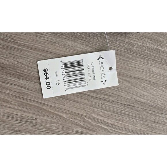 Nanette Lepore Jolie Super High Rise Relaxed Straight Jeans 16 NWT - Picture 16 of 16